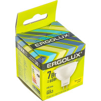 Светодиодная лампа Ergolux JCDR LED-JCDR-7W-GU5.3-3K 7Вт GU5.3 3000K 172-265В 12158
