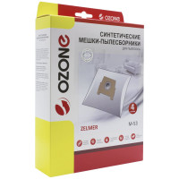 Мешки-пылесборники синтетические для пылесоса ZELMER (4 шт.) OZONE M-53
