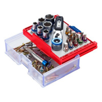 Набор вставок бит 1/4, TORX, HEX, PZ, PH, SLOT, 20 предметов МАСТАК 058-10020C