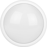 Светодиодный светильник ЭРА SPB-1-08 W IP54 8Вт 4000К 640лм круг 180х75 БЕЛ 24/288 Б0017326