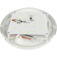 Светодиодный светильник ЭРА SPB-1-08 W IP54 8Вт 4000К 640лм круг 180х75 БЕЛ 24/288 Б0017326