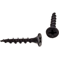 Саморез по дереву VIPКрепеж черный 3,5х25 к 28 шт 10104 VIPL