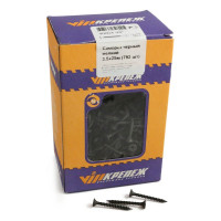 Саморез по металлу VIPКрепеж черный 3,5х25 мм 460 шт 40004 VIPL