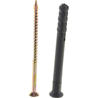 Дюбель-гвоздь VIPКрепеж потайной бортик 6х60 120 шт 40814 VIP