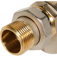 Угловой кран Американка Н/В Ду-25 /1" Бабочка черная Bugatti OREGON 05940009