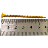 Шуруп, жёлтый цинк Крепежная техника 4,5х60 300шт 431370 БК