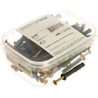 Дюбель-гвоздь Качественный Крепеж потайной бортик 6х40 70 шт 0300615 КЧ