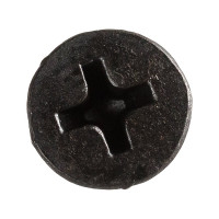 Саморез Качественный Крепеж 3,5х25 потай, крупная резьба, оксид 380 шт 0300359 КЧ