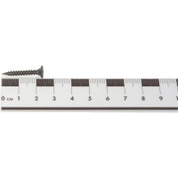 Саморез Качественный КРЕПЕЖ 3.5x25 мм, потай, частая резьба, оксид, 370 шт 0300391 КЧ