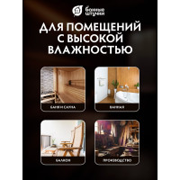 Овальный влагозащищенный термостойкий светильник для бани Банные штучки 32500