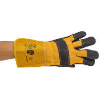 Комбинированные спилковые рабочие перчатки БЕРТА 323