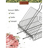 Универсальная решетка-гриль BOYSCOUT 61303