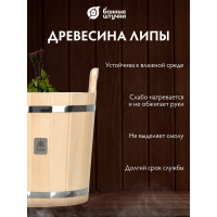 Запарник с нержавеющей вставкой Банные штучки 20л 33219