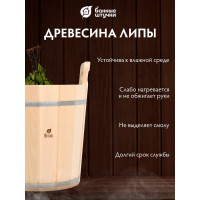 Запарник с нержавеющей вставкой Банные штучки 20л 33219