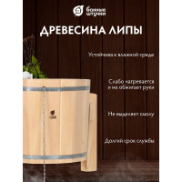 Русский душ на 16 л Банные штучки липа 33220