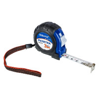 Рулетка (3 м x 16 мм, обрезиненный корпус) КОБАЛЬТ Вектор 247-224