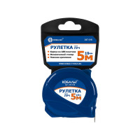Рулетка 5 м x 19 мм корпус из ABS пластика КОБАЛЬТ Луч 247-316