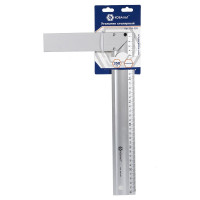 Столярный алюминиевый угольник 350 мм КОБАЛЬТ 910-393