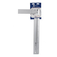 Столярный алюминиевый угольник 400 мм КОБАЛЬТ 910-409