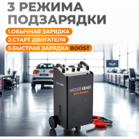 Пуско-зарядное устройство (трансформаторное, для аккумуляторов до 1000Ач) WIEDERKRAFT WDK-Start620