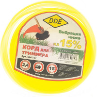 Корд триммерный Classic line (2.4 мм; 15 м; круг) DDE 644-757