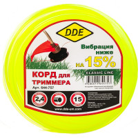 Корд триммерный Classic line (2.4 мм; 15 м; круг) DDE 644-757