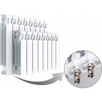 Биметаллический радиатор RIFAR MONOLIT Ventil 500 10 секц. нижн. прав. R-MN-500-10-VR