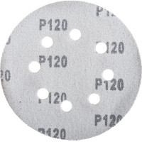 Круг шлифовальный (5 шт; 125 мм; P120; 8 отв.) MOS 39836М