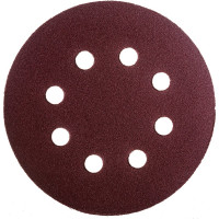 Круг шлифовальный (5 шт; 125 мм; P180; 8 отв.) MOS 39838М