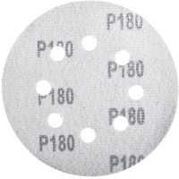 Круг шлифовальный (5 шт; 125 мм; P180; 8 отв.) MOS 39838М
