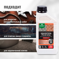 Удалитель ржавчины RUST REMOVER (концентрат 1:2) 1 л PROSEPT 023-1