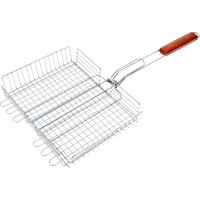 Решетка для барбекю Пикничок Русская 280х222х50мм, глубокая 401-729