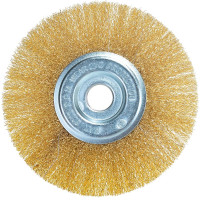 Щетка плоская (175х22.2 мм; латунированная волнистая 0.35 мм) для УШМ Elitech 1820.074900