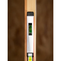 Алюминиевый магнитный фрезерованный уровень MATRIX 3 глазка, 400 мм 34730