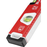 Алюминиевый магнитный фрезерованный уровень MATRIX 3 глазка, 400 мм 34730