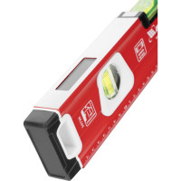 Алюминиевый магнитный фрезерованный уровень MATRIX 3 глазка, 400 мм 34730