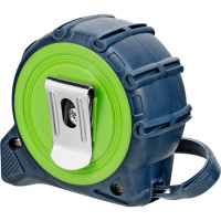 Рулетка, двухкомпонентный корпус, 5 м х 25 мм СИБРТЕХ Сапфир 32582