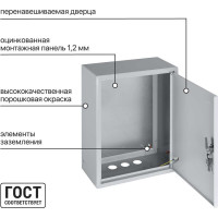 Щит с монтажной панелью TDM ELECTRIC ЩМП-1-1 SQ0905-0053