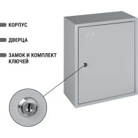 Щит с монтажной панелью TDM ELECTRIC ЩМП-1-1 SQ0905-0053