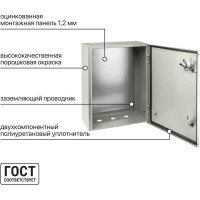 Щит с монтажной панелью TDM ELECTRIC ЩМП-2-0 IP66 SQ0905-0084