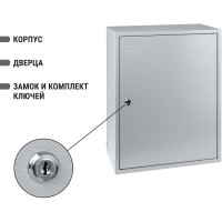 Щит с монтажной панелью  ЩМП-2-0 500х400х220 TDM ELECTRIC SQ0905-0060