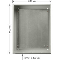 Щит с монтажной панелью ЩМП-2-1 IP66 500х400х150 TDM ELECTRIC SQ0905-0081