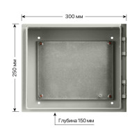 Щит с монтажной панелью ЩМП-2.3.1-0 IP66 250х300х150 TDM ELECTRIC SQ0905-0076