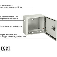 Щит с монтажной панелью ЩМП-2.3.1-0 IP66 250х300х150 TDM ELECTRIC SQ0905-0076