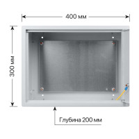 Щит с монтажной панелью ЩМП-3.4.2-0 300х400х200 TDM ELECTRIC SQ0905-1011