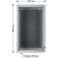 Щит с монтажной панелью ЩМП-5.3.15 500х300х150 TDM ELECTRIC SQ0905-1015
