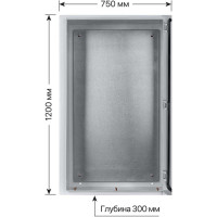 Щит с монтажной панелью ЩМП-6-0 IP66 1200х750х300 TDM ELECTRIC SQ0905-0091