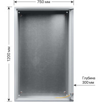 Щит с монтажной панелью ЩМП-6-0 1200х750х300 TDM SQ0905-0067