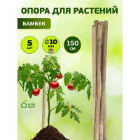 Бамбуковая поддержка GREEN APPLE GBS-10-150 150 см, 10 мм, 5 шт Б0008338
