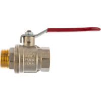 Шаровой кран RuB, 1" DN25 PN40, ВР-НР, серия MILANO (S.90), ручка S90F20